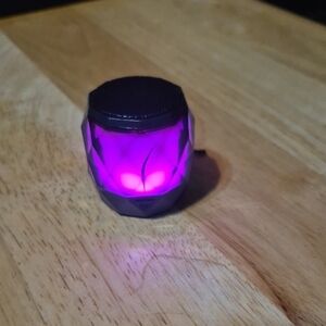 Portable LED Mini Shower Bluetooth Speaker - Purple Light